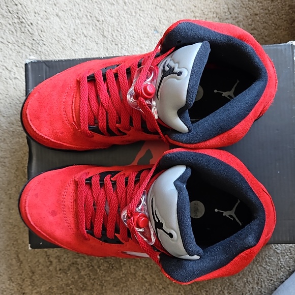 Air Jordan 5 Retro (GS) 'Raging Bull' 5.5y - Picture 6 of 10
